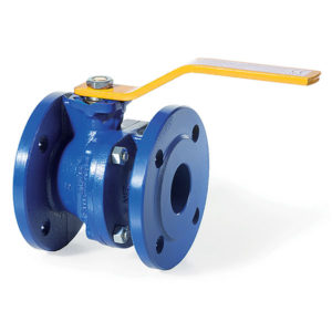 Cast Iron PN16 Flanged Ball Valve with Handlever