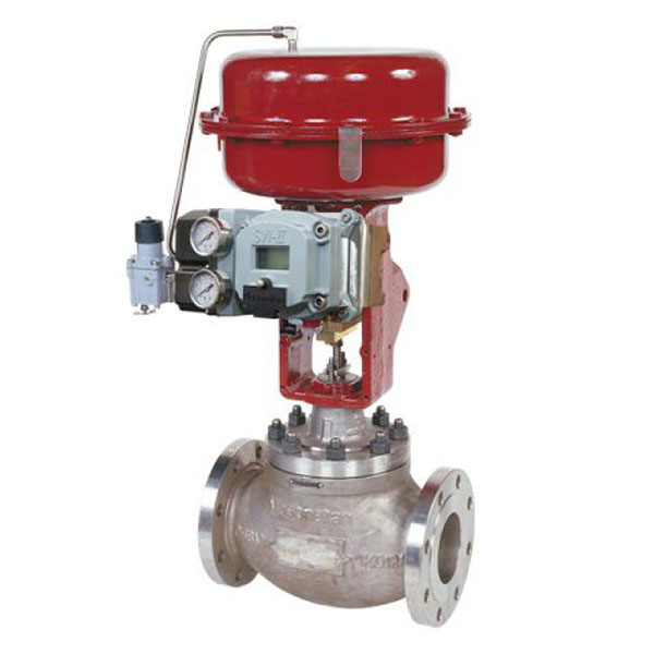 Flanged Stainless Steel Globe Control Valve with Diaphragm Actuator