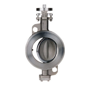 Wafer Pattern High Performance Butterfly Valve Stainless Steel Bare Shaft