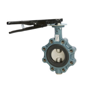 Ductile Iron PN16 Lugged & Tapped Butterfly Valve, Manual Lever Operated